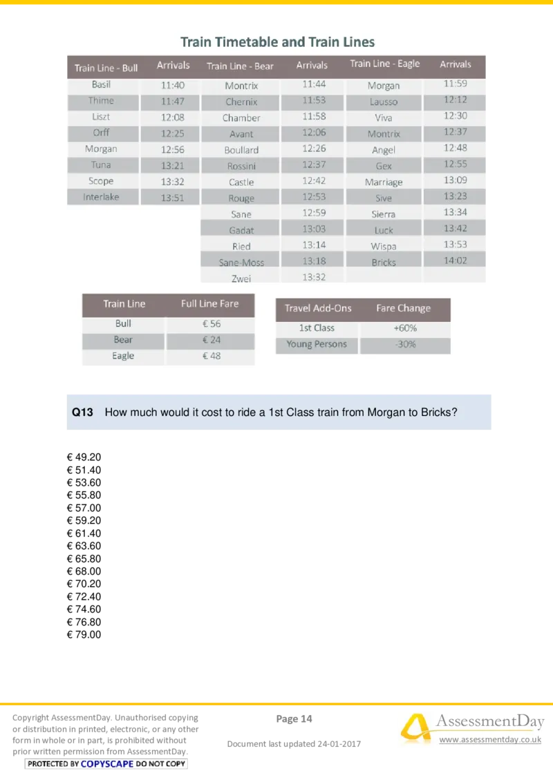 NumericalCriticalReasoningTest5-Questions_2025春招题库汇总_十大行测题库_2023年十大热门题库更新中_05、TalentQ汇总_TalentQ测试题（适合大多数外资银行以及其他企业）_NumericalReasoning