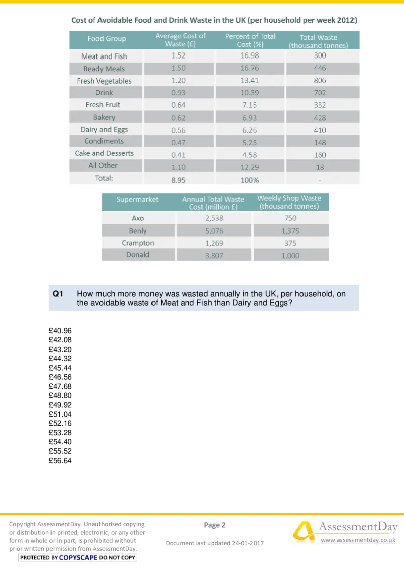 NumericalCriticalReasoningTest5-Questions_2025春招题库汇总_十大行测题库_2023年十大热门题库更新中_05、TalentQ汇总_TalentQ测试题（适合大多数外资银行以及其他企业）_NumericalReasoning