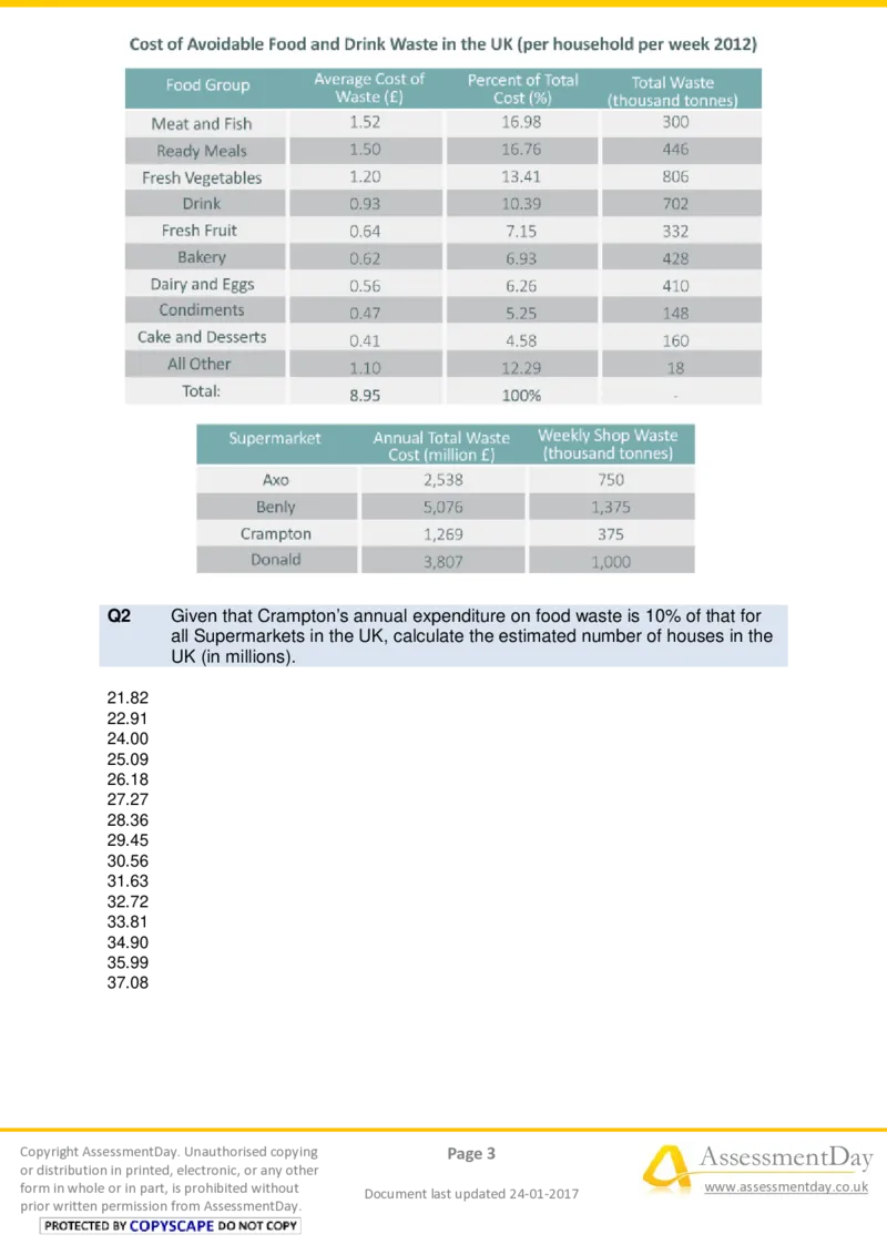 NumericalCriticalReasoningTest5-Questions_2025春招题库汇总_十大行测题库_2023年十大热门题库更新中_05、TalentQ汇总_TalentQ测试题（适合大多数外资银行以及其他企业）_NumericalReasoning