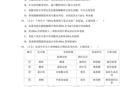 2012年高考生物试卷（江苏）（空白卷）_生物历年高考真题_新&middot;Word版2008-2025&middot;高考生物真题_生物（按试卷类型分类）2008-2025_自主命题卷&middot;生物（2008-2025）_江苏自主命题&middot;生物（2008-2025）