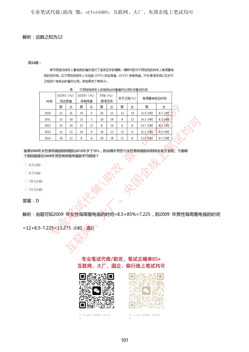 2024IQ智鼎题库汇总130页（带答案解析）_题库可搜答案_智鼎(可搜)