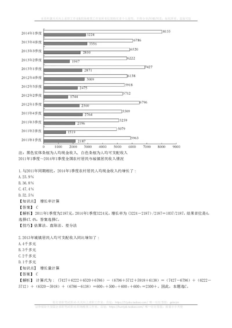 EPI综合能力题库----资料分析题库+解析(1)_2025春招题库汇总_国企-运营商题库_2023中国移动笔试资料（清宇）_4中国移动招聘考试练习题库_4-中国移动招聘考试练习题库(重点看EPI测试部分)