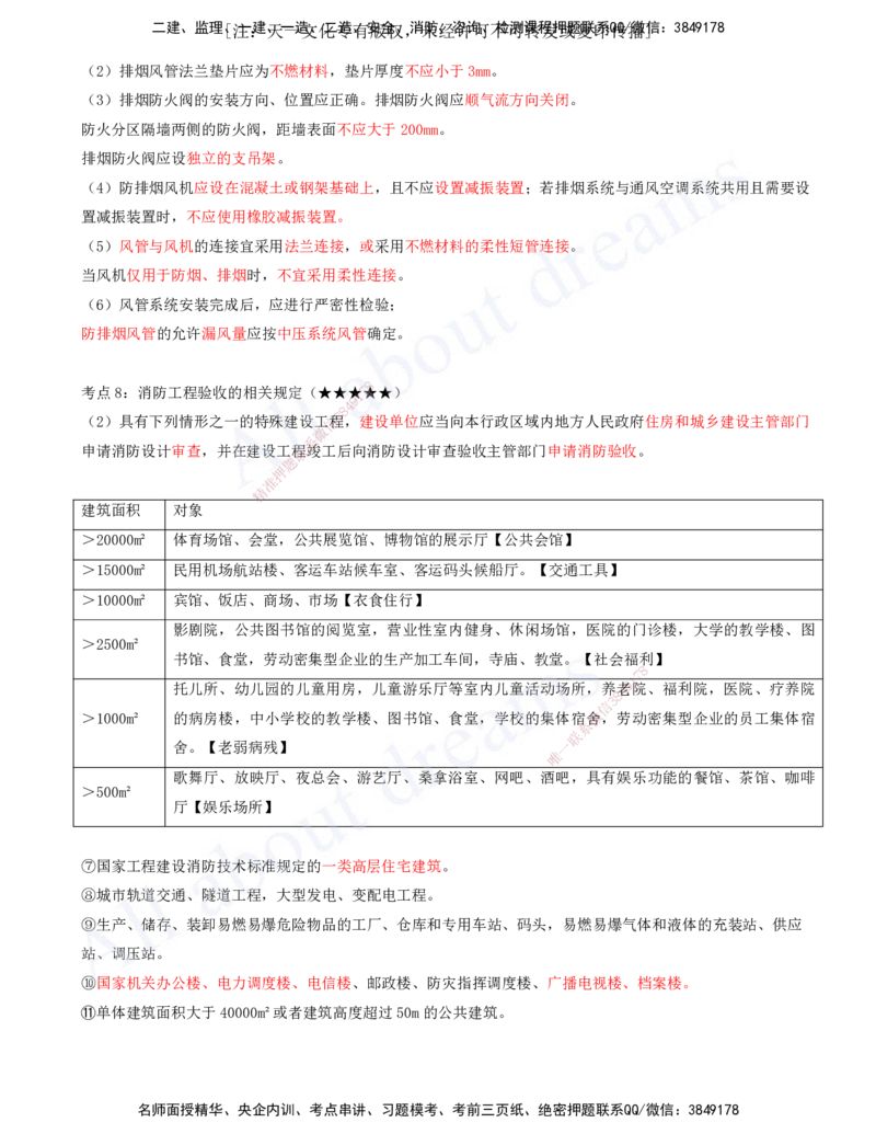 2025-08-第3章-3.4-智能化系统工程施工技术-3.6-消防工程施工技术_2026年一级建造师_2026年一建机电_2025年一建机电SVIP_04-冲刺串讲✿考点强化✿小灶集训_讲义