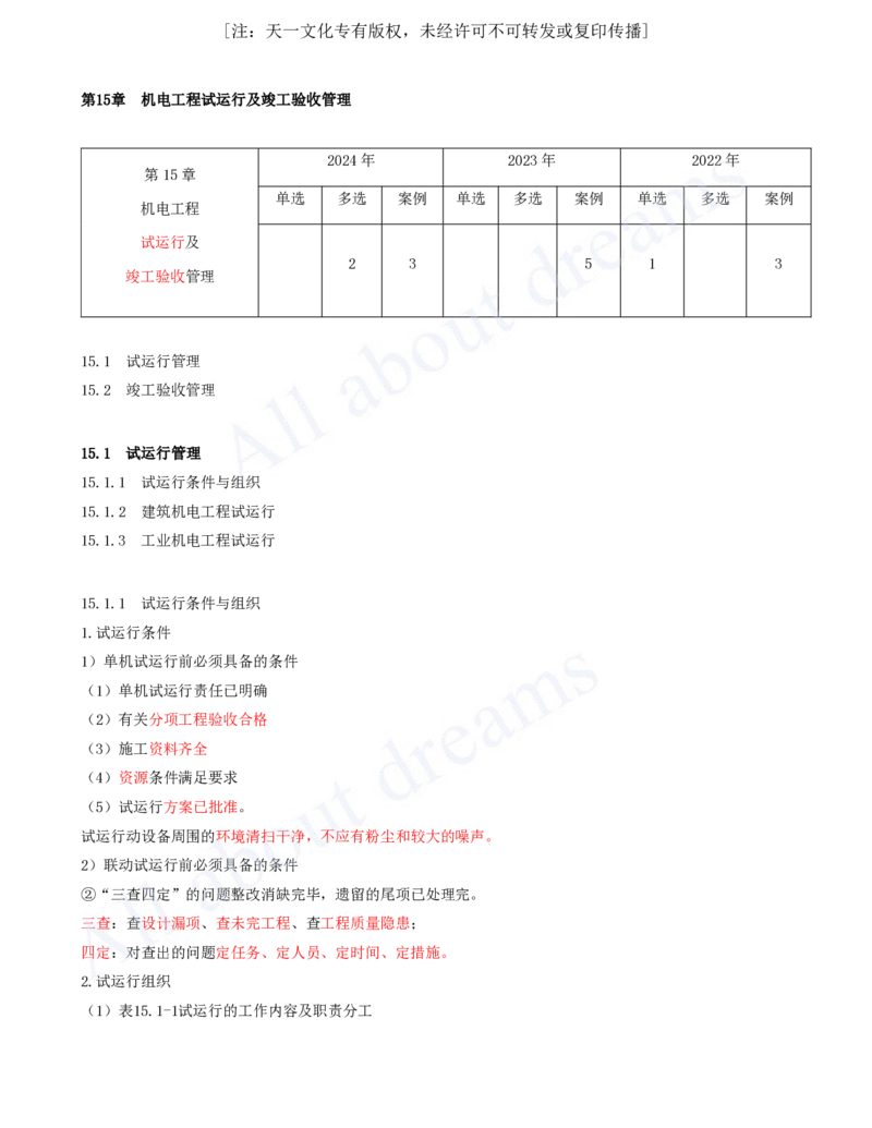 2025-66-第15章-机电工程试运行及竣工验收管理_2026年一级建造师_2026年一建机电_2025年一建机电SVIP_02-基础精讲✿高端面授✿深度强化_07-机电《天一精讲班》王建波KL_讲义