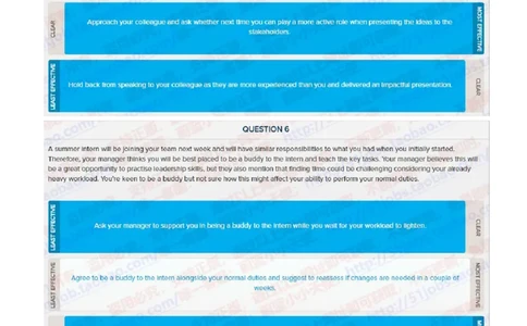 德意志银行2020招聘在线笔试sjt完整真题及答案20191003_2025春招题库汇总_外资银行题库_德意志_2020年历次OT真题及答案