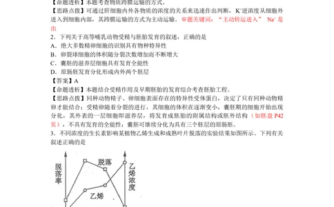 2012年高考生物试卷（浙江）（解析卷）_生物历年高考真题_新&middot;Word版2008-2025&middot;高考生物真题_生物（按年份分类）2008-2025_2012&middot;高考生物真题
