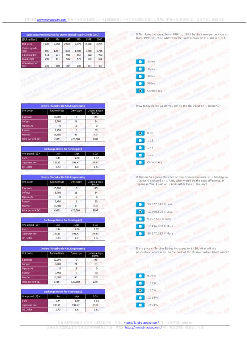 汇丰2020招聘在线笔试shl完整真题及答案20191025_2025春招题库汇总_外资银行题库_23汇丰_2020年历次OT真题及答案解析（独家提供）