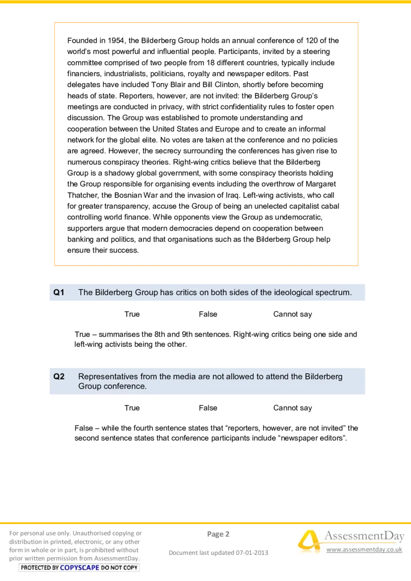 VerbalReasoningTest11-Solutions_2025春招题库汇总_八大题库-1_04八大汇总_信永中和_专业题综合知识-参考_英文题_VerbalReasoningTests