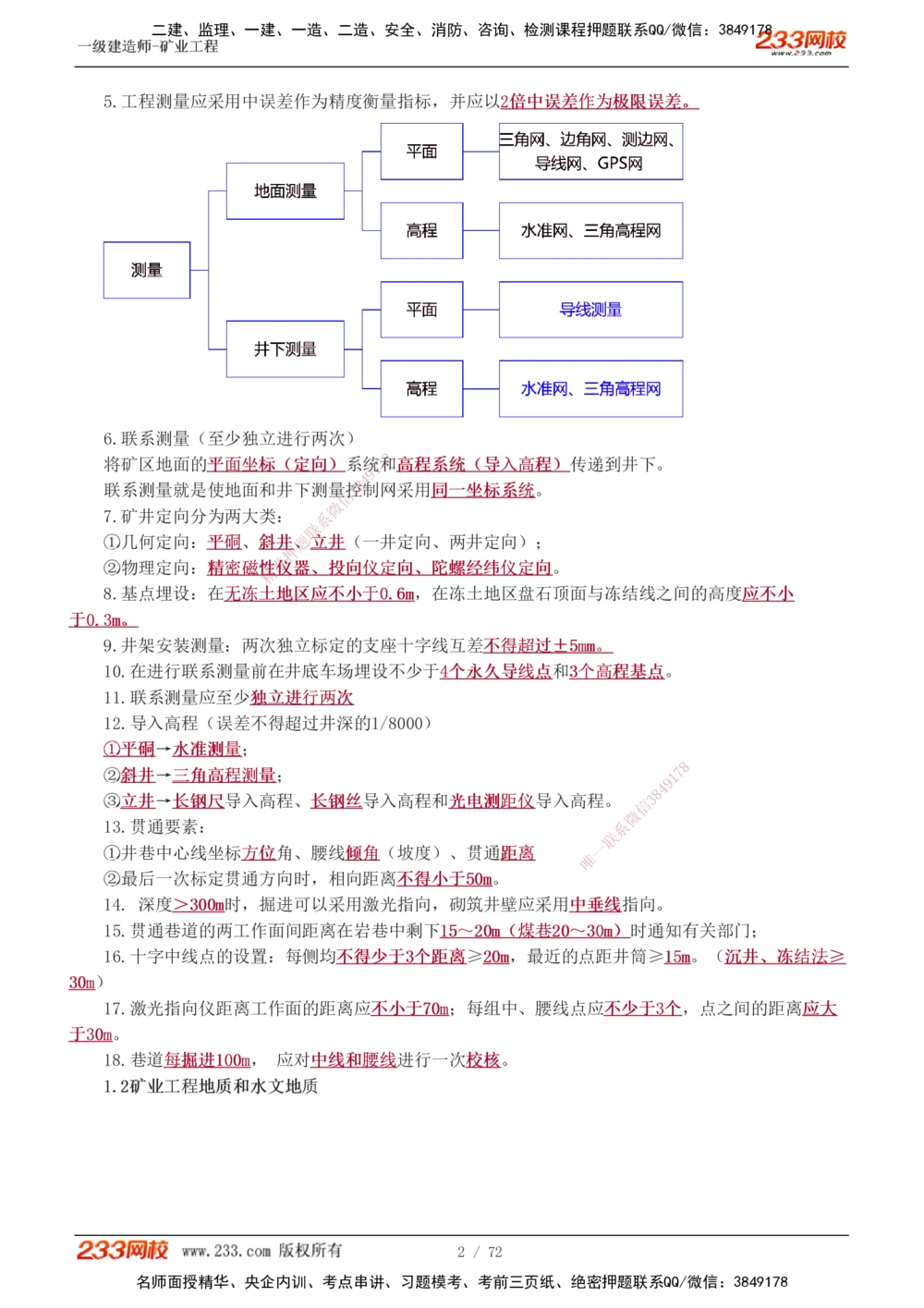 1-9_2026年一级建造师_2026年一建矿业_2025年一建矿业SVIP_04-冲刺串讲✿考点强化✿小灶集训_04-矿业《高频考点班》陈辉233