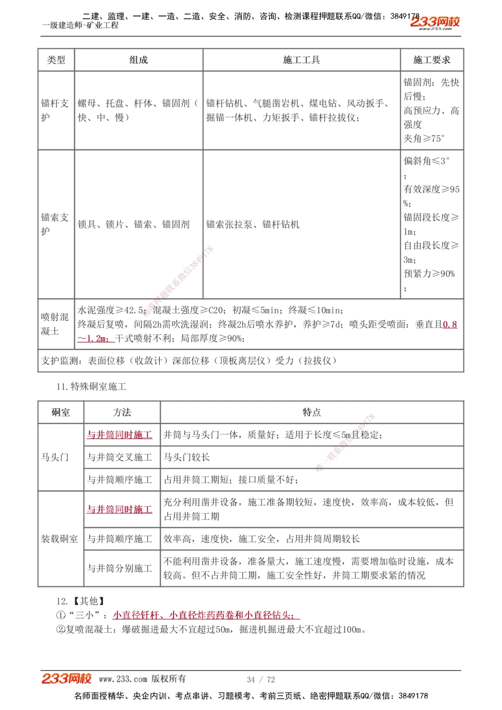 1-9_2026年一级建造师_2026年一建矿业_2025年一建矿业SVIP_04-冲刺串讲✿考点强化✿小灶集训_04-矿业《高频考点班》陈辉233