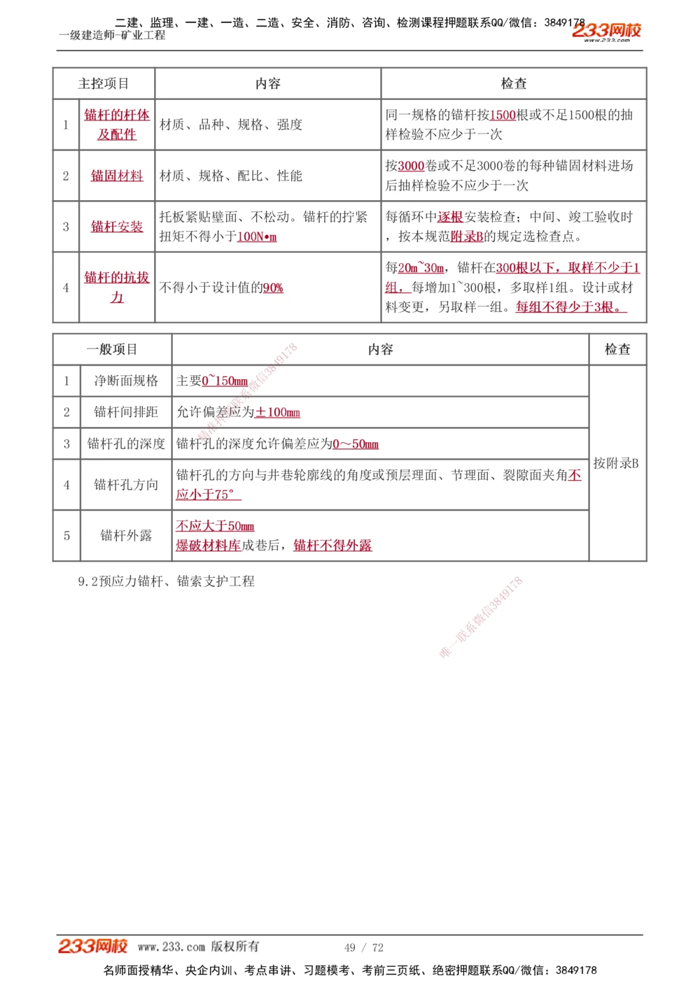 1-9_2026年一级建造师_2026年一建矿业_2025年一建矿业SVIP_04-冲刺串讲✿考点强化✿小灶集训_04-矿业《高频考点班》陈辉233