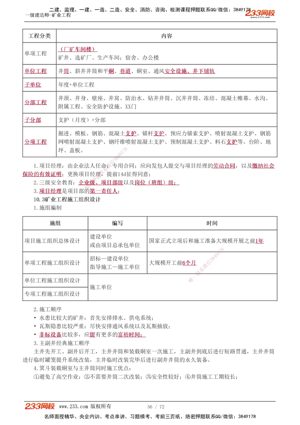 1-9_2026年一级建造师_2026年一建矿业_2025年一建矿业SVIP_04-冲刺串讲✿考点强化✿小灶集训_04-矿业《高频考点班》陈辉233