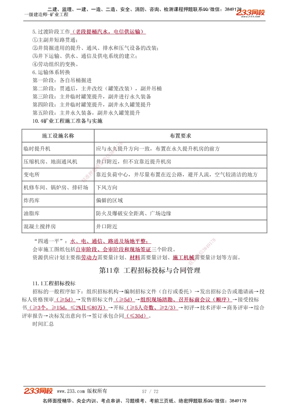 1-9_2026年一级建造师_2026年一建矿业_2025年一建矿业SVIP_04-冲刺串讲✿考点强化✿小灶集训_04-矿业《高频考点班》陈辉233