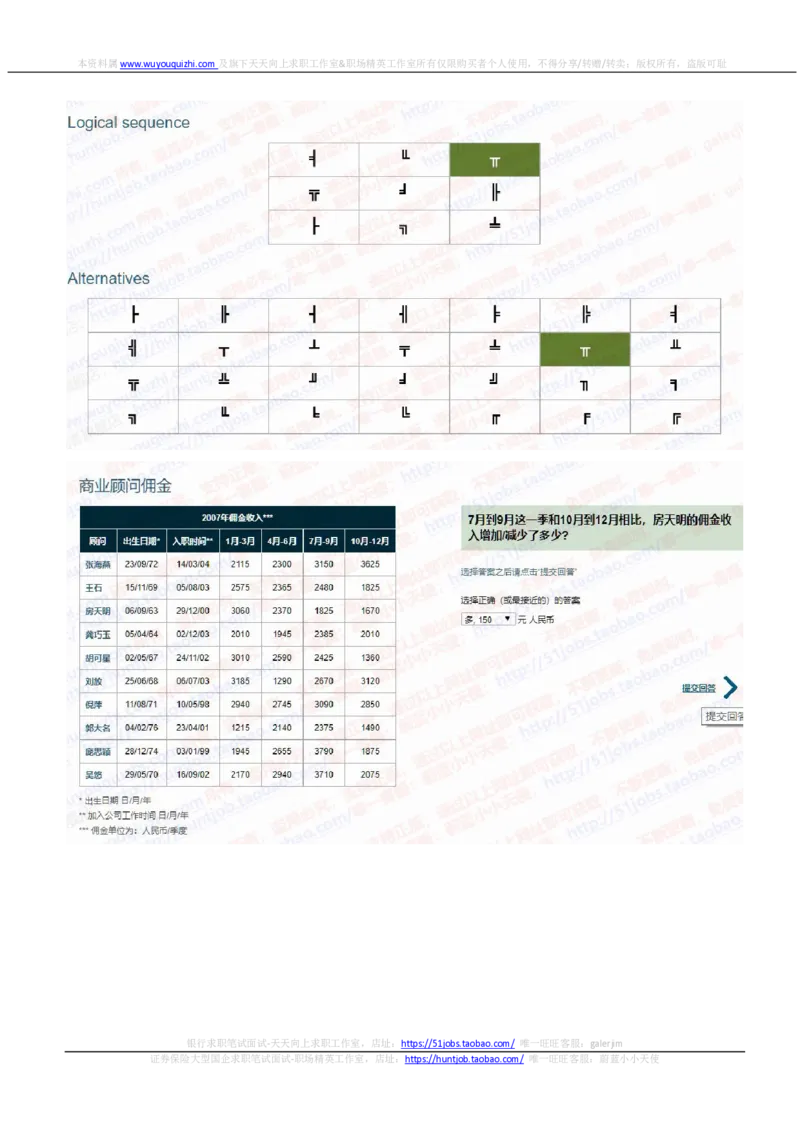 渣打银行2020招聘在线笔试完整真题及答案20191014_2025春招题库汇总_外资银行题库_23渣打_2020年历次OT真题及答案