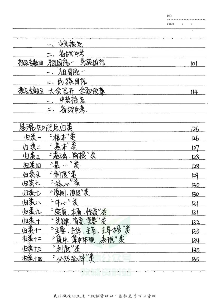 初中状元笔记政治_小学初中学霸笔记类资料汇总6.33GB_初中全科状元笔记900.07MB