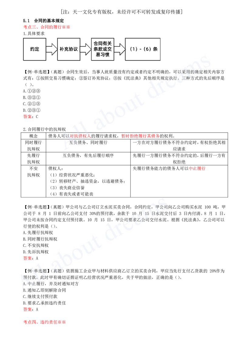 2025-31-第5章-5.1-合同的基本规定（三）_2026年一建法规_2025年一建法规SVIP_02-基础精讲✿高端面授✿深度强化_10-法规《天一精讲班》王欣KL_讲义