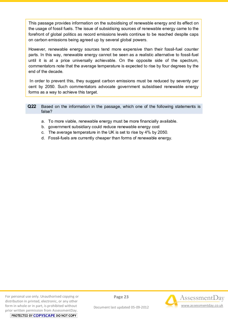 VerbalComprehensionTest2-Questions_2025春招题库汇总_十大行测题库_2023年十大热门题库更新中_05、TalentQ汇总_TalentQ笔试题库中文_TalentQ（图文版-参考）_2选看通用测试题，适用于TalentQ（N多题）