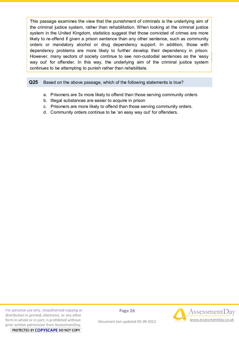 VerbalComprehensionTest2-Questions_2025春招题库汇总_十大行测题库_2023年十大热门题库更新中_05、TalentQ汇总_TalentQ笔试题库中文_TalentQ（图文版-参考）_2选看通用测试题，适用于TalentQ（N多题）