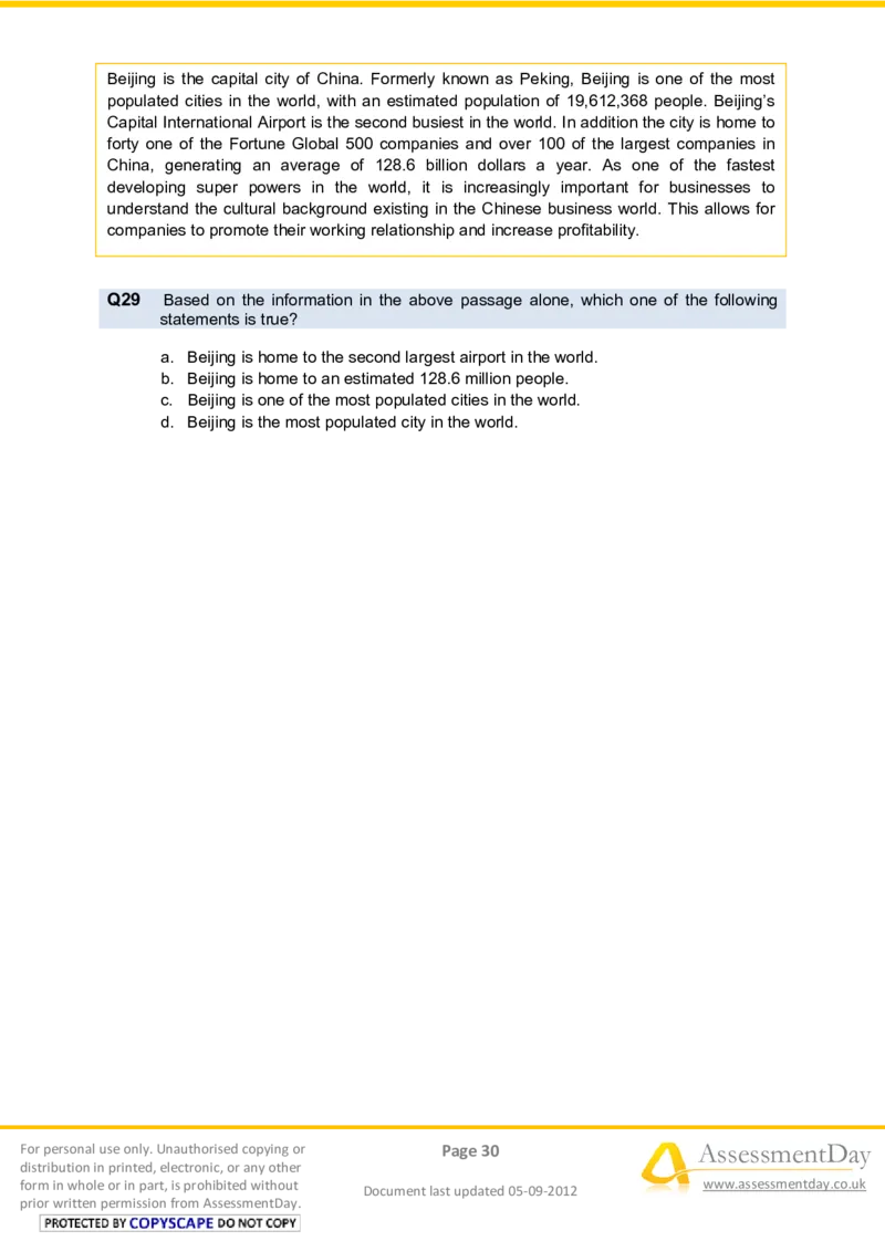VerbalComprehensionTest2-Questions_2025春招题库汇总_十大行测题库_2023年十大热门题库更新中_05、TalentQ汇总_TalentQ笔试题库中文_TalentQ（图文版-参考）_2选看通用测试题，适用于TalentQ（N多题）
