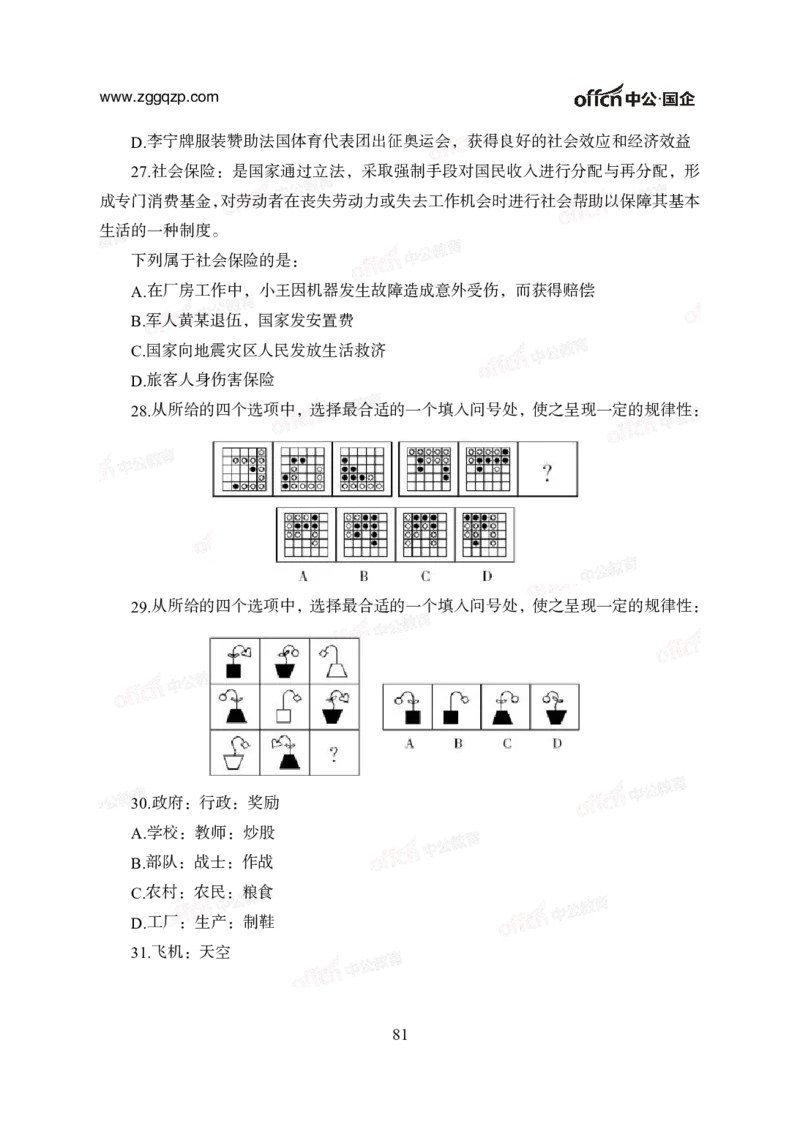 中国石油、石化、海油招聘备考手册_三桶油_中海油_中海油_面试资料