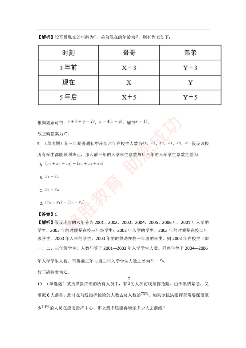 《数量关系》特训题库_三桶油_中海油_中海油_02、中海油2023通用能力测试_2-中海油招聘考试-通用能力_数量关系模块知识点讲义+题库