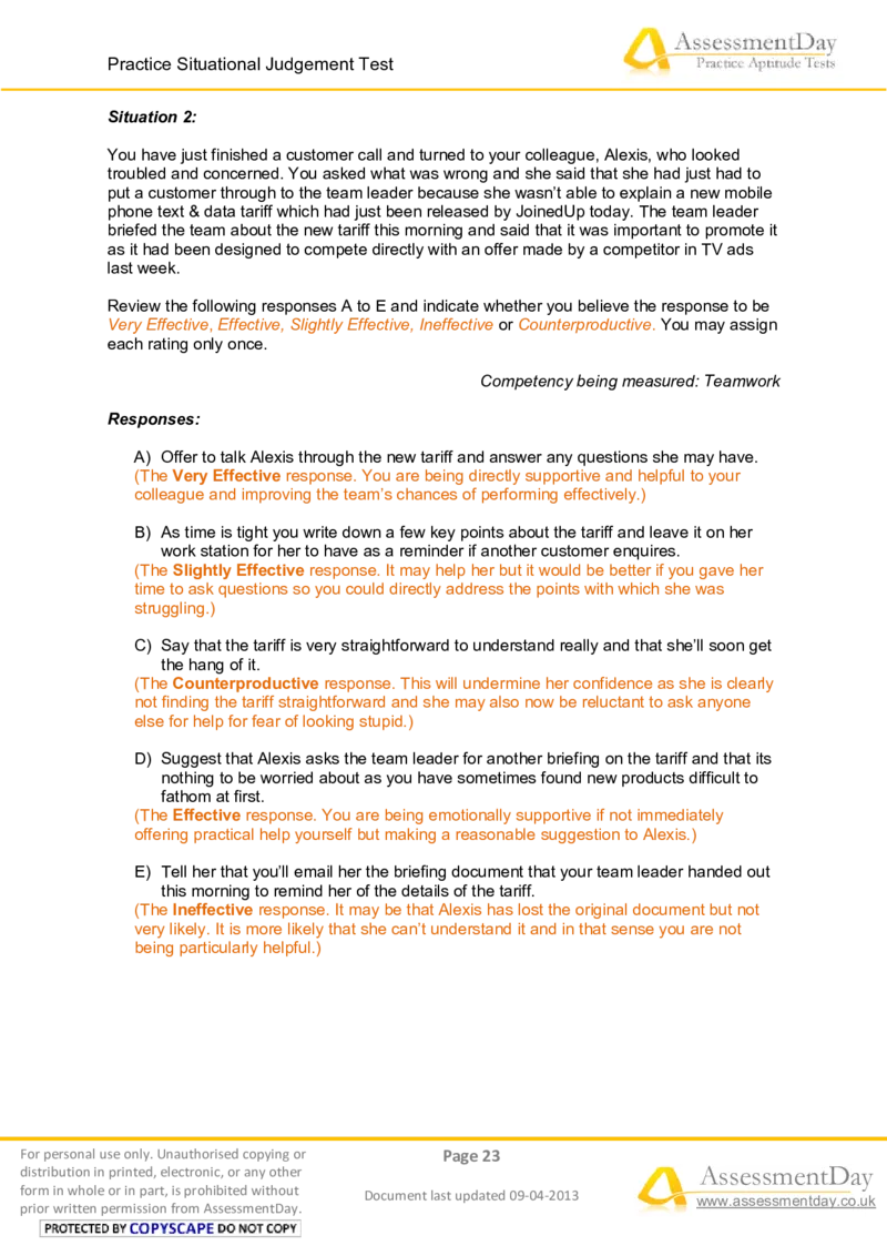 SJT1-Answers_2025春招题库汇总_十大行测题库_2023年十大热门题库更新中_05、TalentQ汇总_TalentQ笔试题库中文_TalentQ（图文版-参考）_TalentQ测试题（适合大多数外资银行以及其他企业）