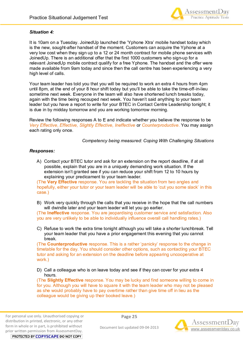 SJT1-Answers_2025春招题库汇总_十大行测题库_2023年十大热门题库更新中_05、TalentQ汇总_TalentQ笔试题库中文_TalentQ（图文版-参考）_TalentQ测试题（适合大多数外资银行以及其他企业）