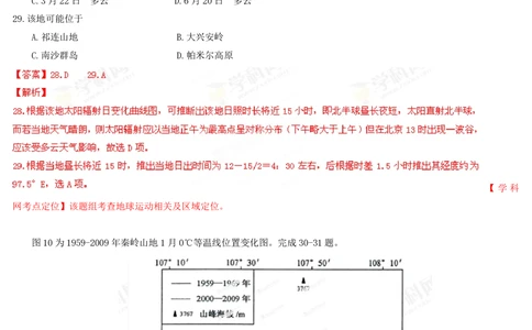 2013年高考地理试卷（安徽）（解析卷）_地理历年高考真题_新&middot;PDF版2008-2025&middot;高考地理真题_地理（按省份分类）2008-2025_2012-2025&middot;（安徽）地理高考真题