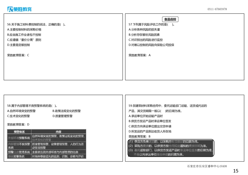 2023年一建管理真题解析讲义（可打印版）_2026年一级建造师_2026年一建管理_2025年一建管理SVIP_03-习题精析✿实战特训✿模考通关_59-管理《真题解析班》大微RS