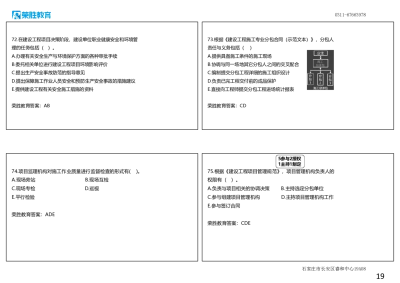 2023年一建管理真题解析讲义（可打印版）_2026年一级建造师_2026年一建管理_2025年一建管理SVIP_03-习题精析✿实战特训✿模考通关_59-管理《真题解析班》大微RS