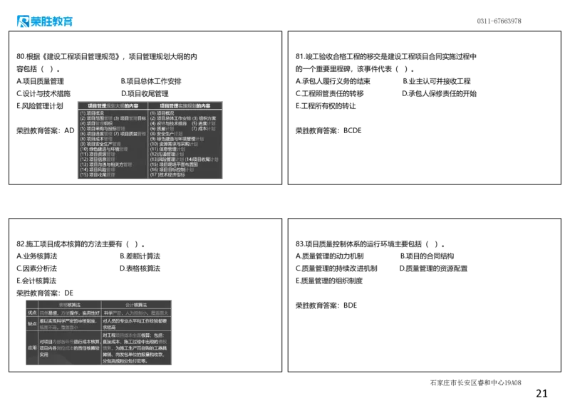 2023年一建管理真题解析讲义（可打印版）_2026年一级建造师_2026年一建管理_2025年一建管理SVIP_03-习题精析✿实战特训✿模考通关_59-管理《真题解析班》大微RS
