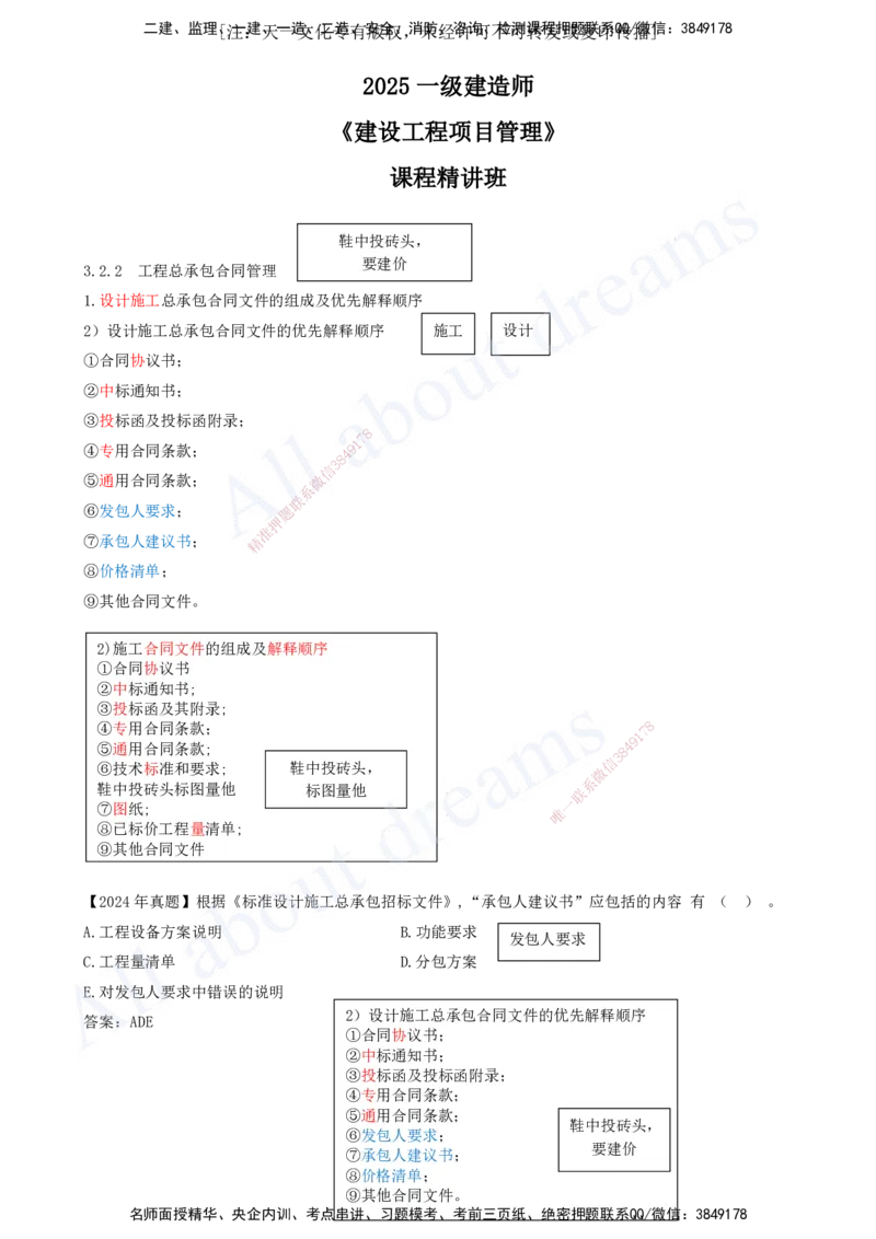 2025-27-第3章-3.2-工程合同管理（六）_2026年一级建造师_2026年一建管理_2025年一建管理SVIP_02-基础精讲✿高端面授✿深度强化_10-管理《天一精讲班》金月、王少杰KL推荐_金月