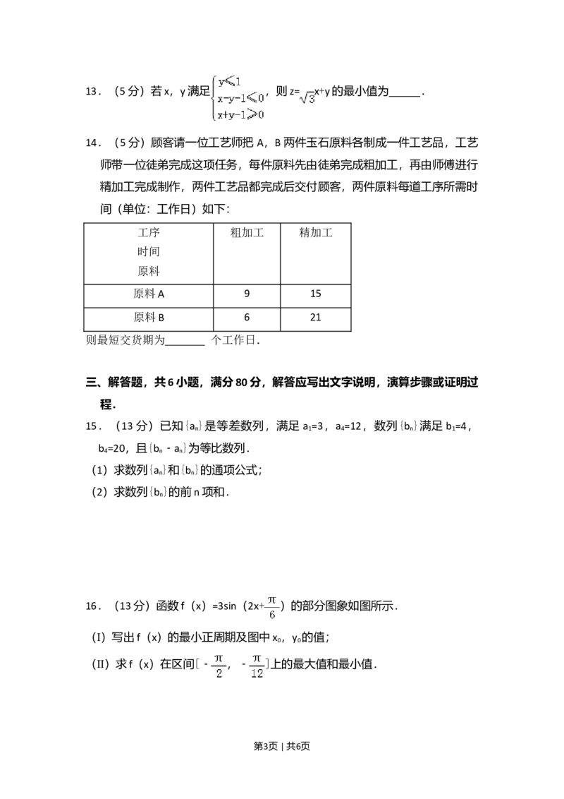 2014年高考数学试卷（文）（北京）（空白卷）_历年高考真题合集_数学历年高考真题_新&middot;Word版2008-2025&middot;高考数学真题_数学（按年份分类）2008-2025_2014&middot;高考数学真题