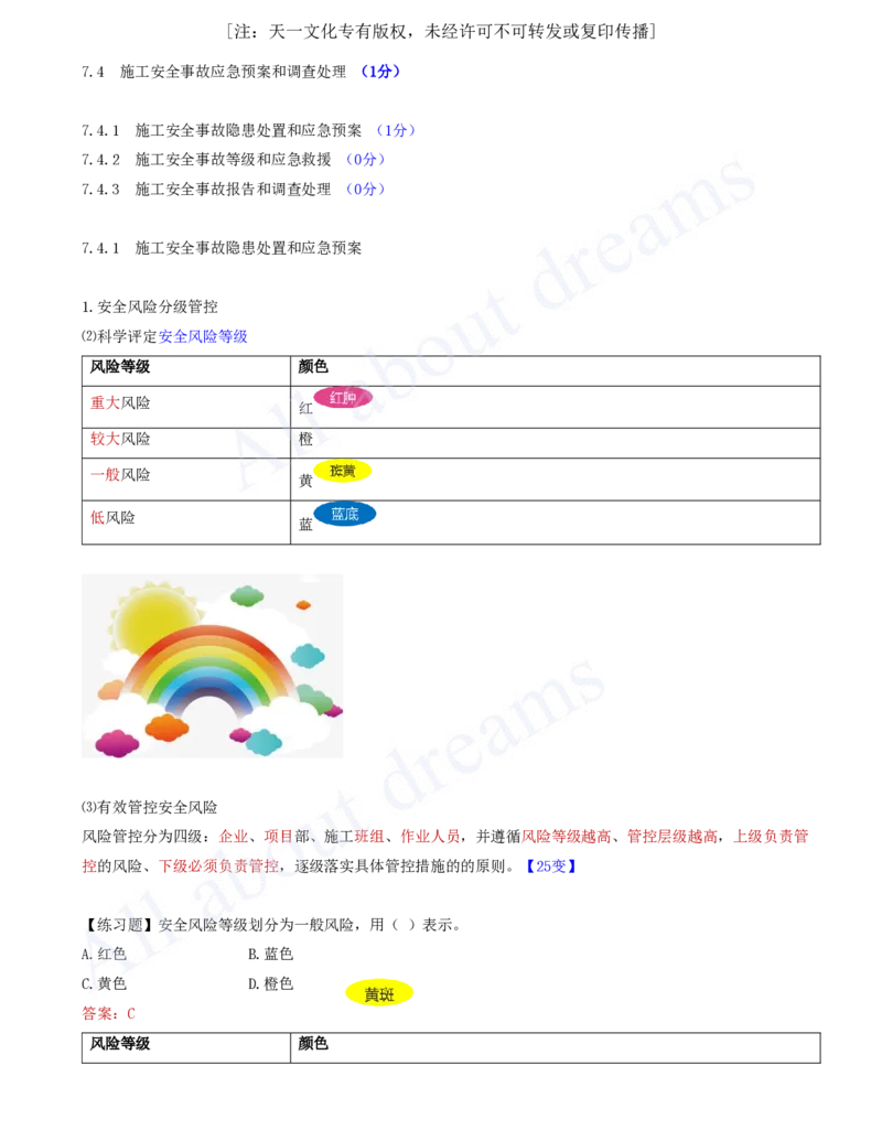 2025-74-第7章-7.4.1-施工安全事故隐患处置和应急预案-7.4.2-施工安全事故等级和应急救援_2026年一级建造师_2026年一建管理_2025年一建管理SVIP_02-基础精讲✿高端面授✿深度强化_讲义