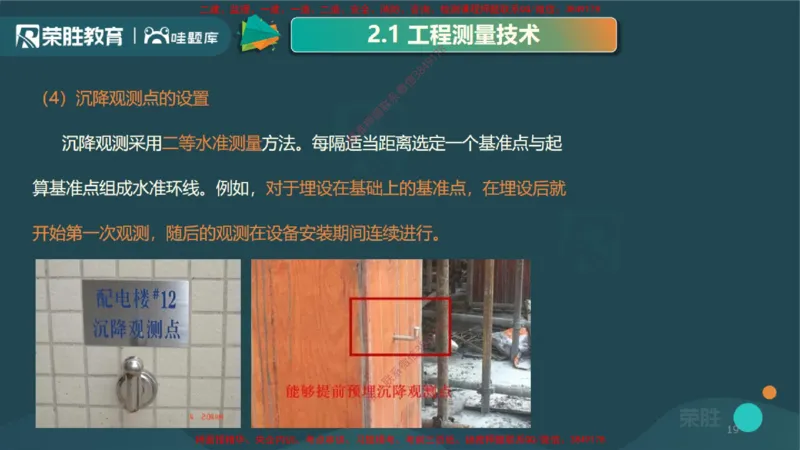 2.1工程测量技术（PPT版）_2026年一级建造师_2026年一建机电_2025年一建机电SVIP_02-基础精讲✿高端面授✿深度强化_12-机电《教材精讲班》王峰RS推荐_讲义