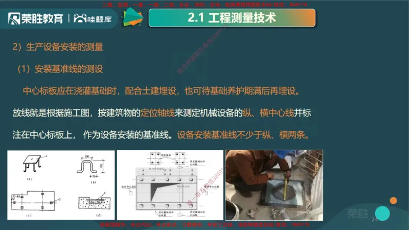 2.1工程测量技术（PPT版）_2026年一级建造师_2026年一建机电_2025年一建机电SVIP_02-基础精讲✿高端面授✿深度强化_12-机电《教材精讲班》王峰RS推荐_讲义