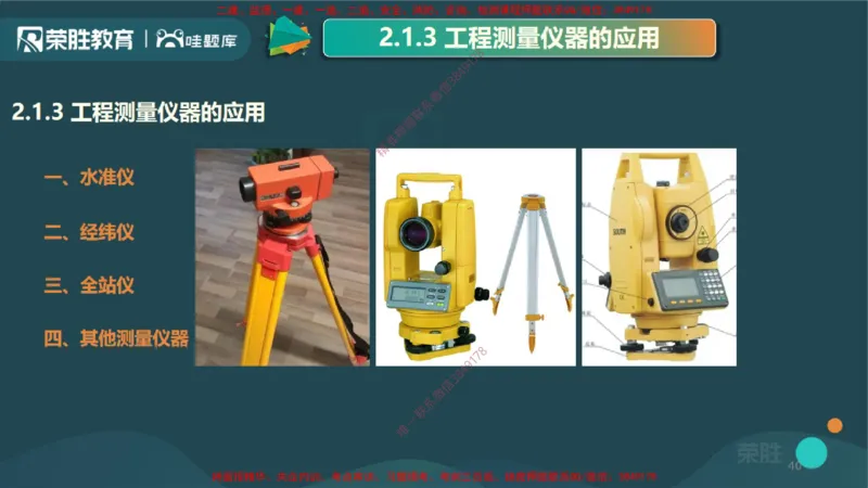 2.1工程测量技术（PPT版）_2026年一级建造师_2026年一建机电_2025年一建机电SVIP_02-基础精讲✿高端面授✿深度强化_12-机电《教材精讲班》王峰RS推荐_讲义