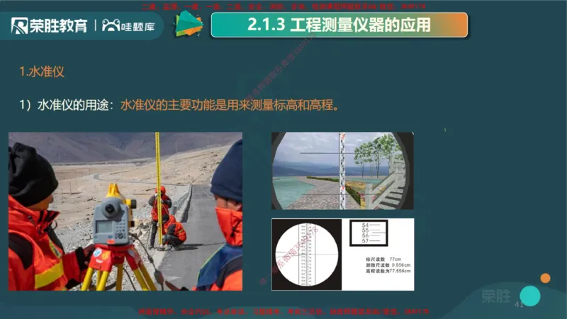 2.1工程测量技术（PPT版）_2026年一级建造师_2026年一建机电_2025年一建机电SVIP_02-基础精讲✿高端面授✿深度强化_12-机电《教材精讲班》王峰RS推荐_讲义