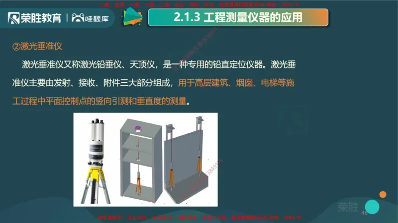 2.1工程测量技术（PPT版）_2026年一级建造师_2026年一建机电_2025年一建机电SVIP_02-基础精讲✿高端面授✿深度强化_12-机电《教材精讲班》王峰RS推荐_讲义