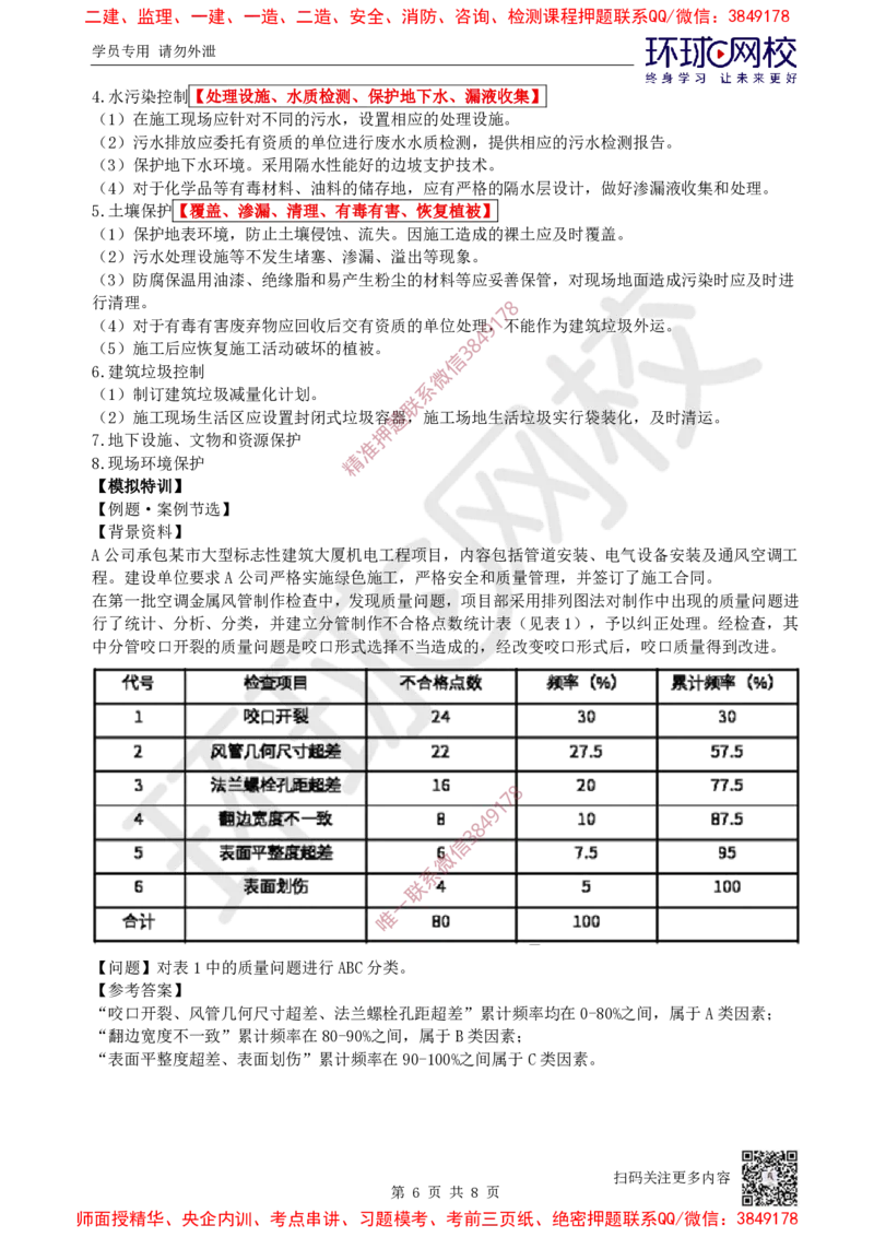 13.2025一建机电案例特训-第13讲-质量、成本、安全与现场（2）_2026年一级建造师_2026年一建机电_2025年一建机电SVIP_04-冲刺串讲✿考点强化✿小灶集训_讲义