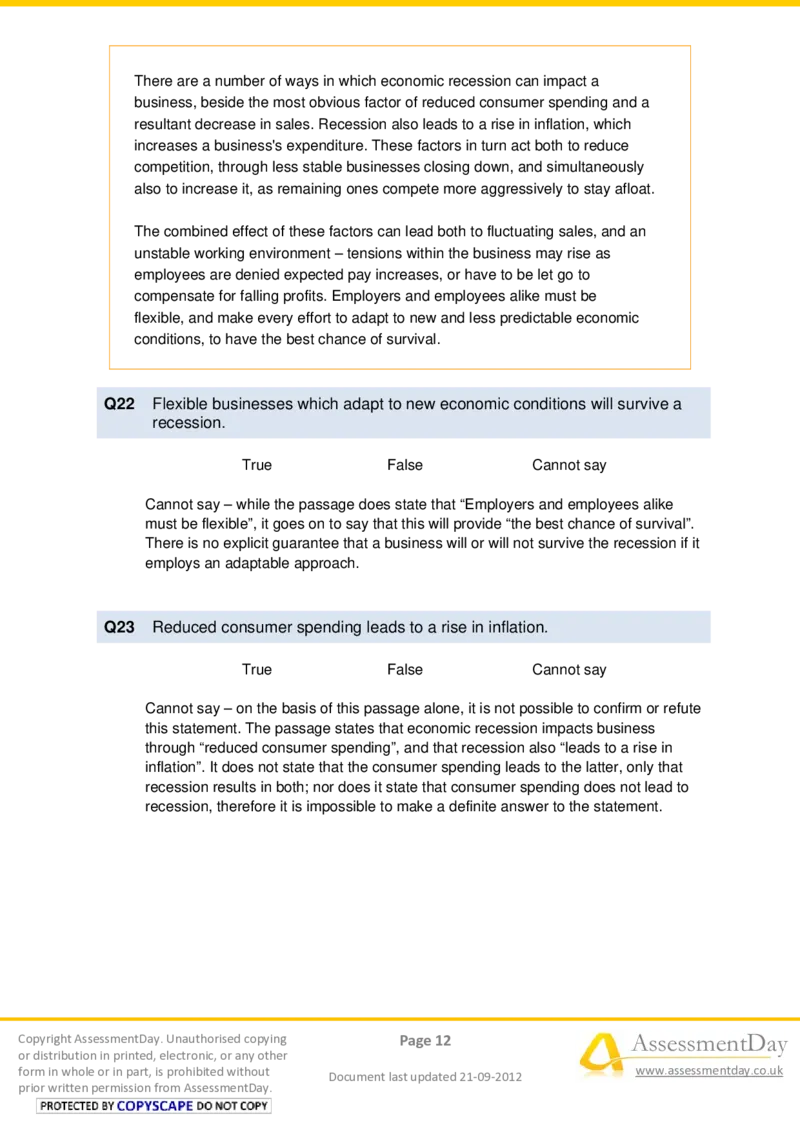 VerbalReasoningTest4-Solutions_2025春招题库汇总_十大行测题库_2023年十大热门题库更新中_05、TalentQ汇总_TalentQ测试题（适合大多数外资银行以及其他企业）_VerbalReasoning