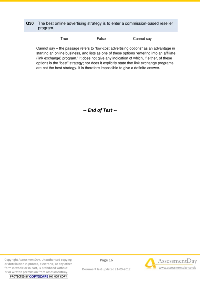 VerbalReasoningTest4-Solutions_2025春招题库汇总_十大行测题库_2023年十大热门题库更新中_05、TalentQ汇总_TalentQ测试题（适合大多数外资银行以及其他企业）_VerbalReasoning