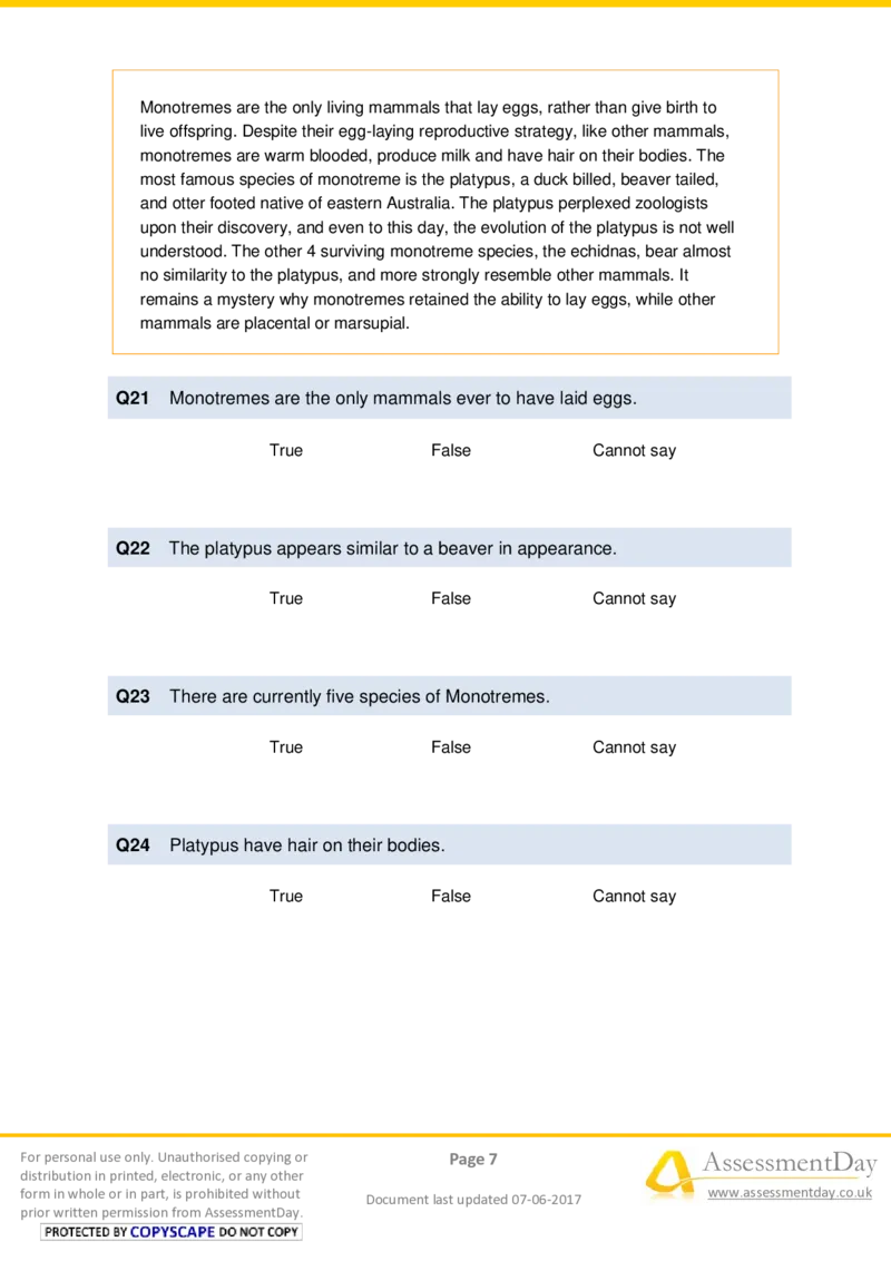 VerbalReasoningTest1-Questions_2025春招题库汇总_十大行测题库_2023年十大热门题库更新中_05、TalentQ汇总_TalentQ测试题（适合大多数外资银行以及其他企业）_VerbalReasoning