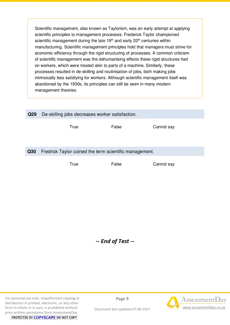VerbalReasoningTest1-Questions_2025春招题库汇总_十大行测题库_2023年十大热门题库更新中_05、TalentQ汇总_TalentQ测试题（适合大多数外资银行以及其他企业）_VerbalReasoning