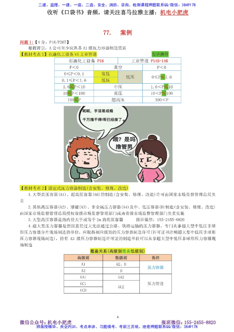 15-案例百题斩（76-80题）_2026年一级建造师_2026年一建机电_2025年一建机电SVIP_04-冲刺串讲✿考点强化✿小灶集训_17-机电《案例百题斩》小肥虎SMR