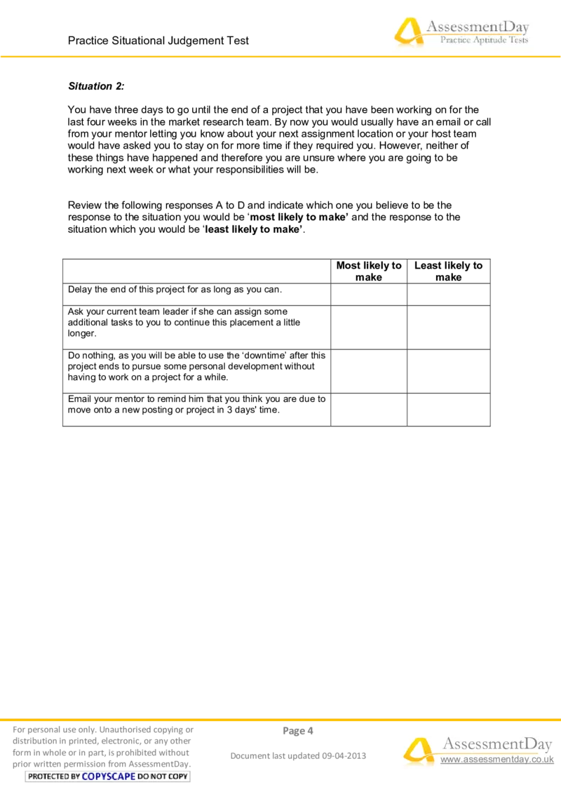 SJT2-Questions_2025春招题库汇总_十大行测题库_2023年十大热门题库更新中_05、TalentQ汇总_TalentQ测试题（适合大多数外资银行以及其他企业）_2选看通用测试题，适用于TalentQ（N多题）