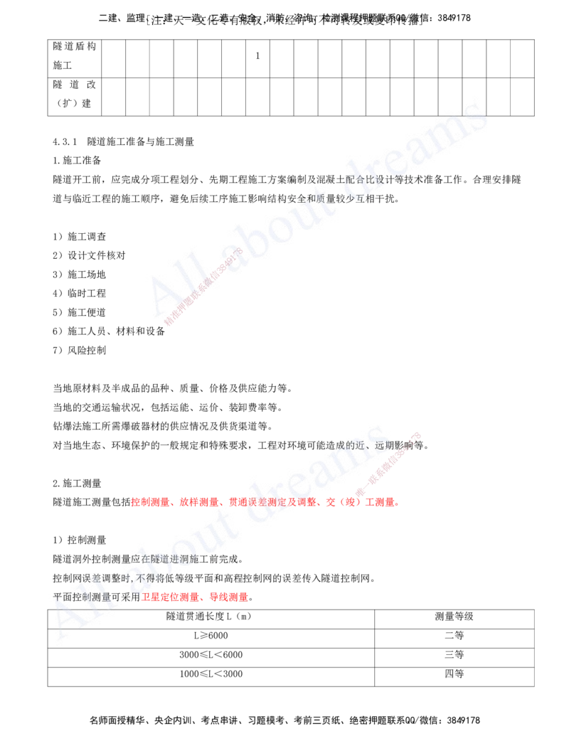 2025-104-第4章-4.3-隧道施工（一）_2026年一级建造师_2026年一建公路_2025年一建公路SVIP_02-基础精讲✿高端面授✿深度强化_15-公路《天一精讲班》安慧、李昌春KL_安慧_讲义