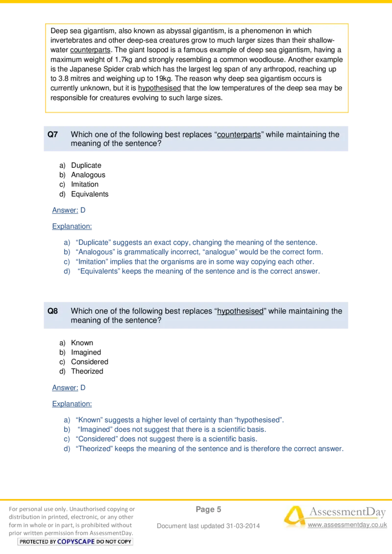 VerbalComprehensionTest6-Solutions_2025春招题库汇总_八大题库-1_04八大汇总_信永中和_专业题综合知识-参考_英文题_VerbalReasoningTests