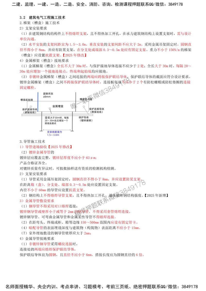 20-第3章-3.2-建筑电气工程施工技术（二）_2026年一级建造师_2026年一建机电_2025年一建机电SVIP_02-基础精讲✿高端面授✿深度强化_36-机电《教材精讲班》王建波SMR