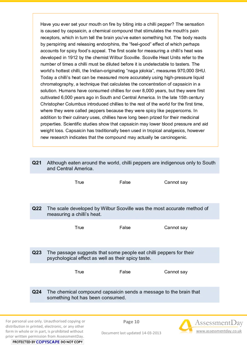 VerbalReasoningTest10-Questions_2025春招题库汇总_八大题库-1_04八大汇总_信永中和_专业题综合知识-参考_英文题_VerbalReasoningTests
